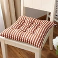 thumbnail image 1 of Nvzi 4 Pack Seat Cushion Dining Chair Pads with Ties, Square Non-Slip Thicken Seat Pillows, Super Soft Comfort Non Slip Square Seat Pads for Kitchen Dining Office Living Room Patio -C-40x40CM, 1 of 5