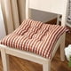 thumbnail image 1 of Nvzi Paquete de 4 cojines para silla de comedor con lazos,cojines de asiento cuadrados súper suaves y cómodos antideslizantes para cocina, comedor, oficina, sala de estar, patio -C-40x40CM, 1 of 5