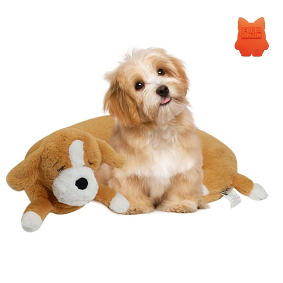 Heartbeat Heartbeat Toy for Anxious Dogs - PET FULED Comfort Companion with Calming Vibrations (Big Bent Dog Design)