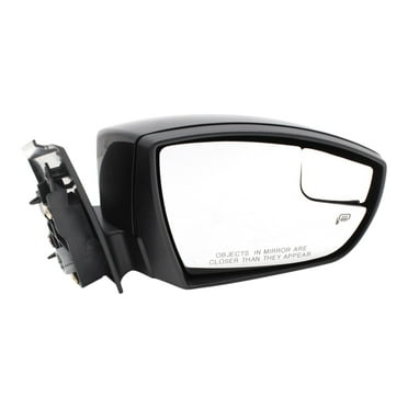 MIRROR Compatible with 2015-2018 Ford Focus Right Passenger Heated Power Glass In-housing Signal Light Paintable