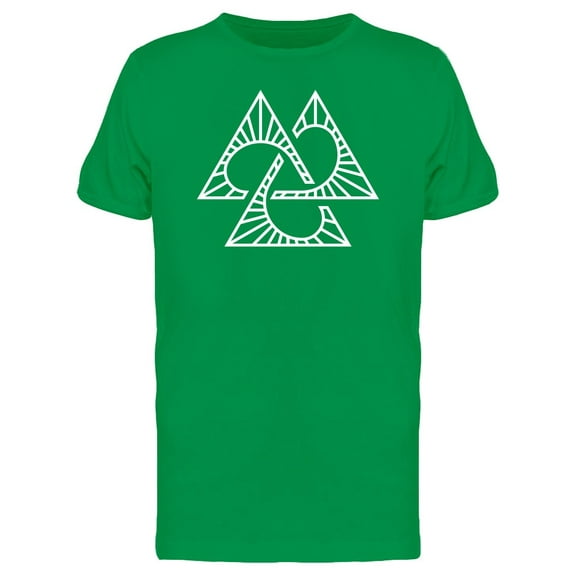 Three Triangles With Lines Art Tee Men's -Image by Shutterstock