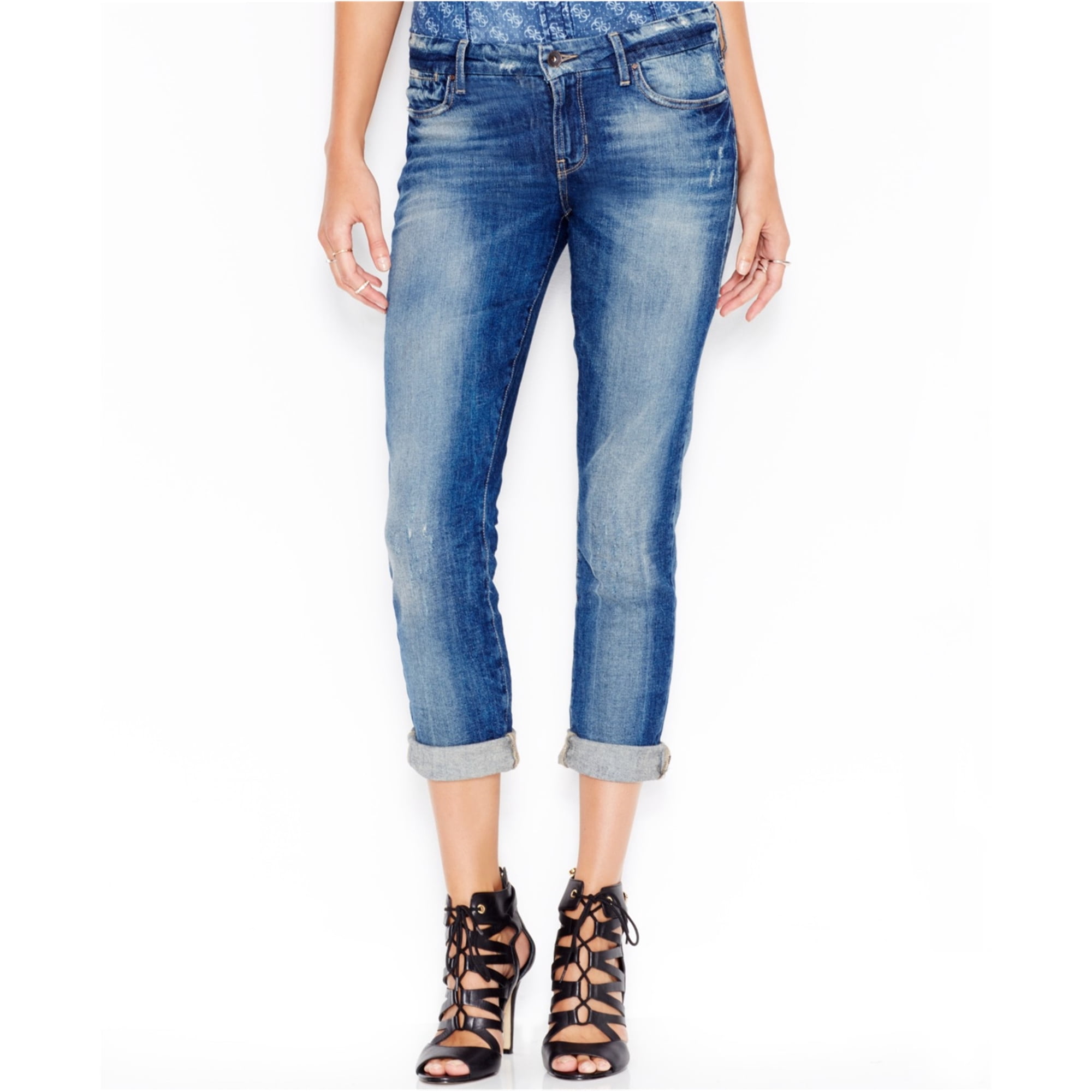 GUESS Womens Pencil Skinny Bliss Wash 