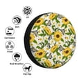 thumbnail image 4 of Honeii Sunflowers And Butterflies Print Tire Covers, Waterproof Anti-UV Sun Snow Rain Tire Covers for Trailers, RV, Camper, SUV, Truck-17 inch, 4 of 6