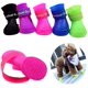thumbnail image 5 of 2 pares de zapatos para perros, botas de silicona, impermeables y antideslizantes para la lluvia, para perros pequeños (S, negro), 5 of 5