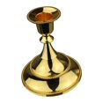 thumbnail image 3 of 10 Taper Metal Candle Holder Tea Light Holder Florero Centro de Oro (S) BLESIY Candelabros, 3 of 7