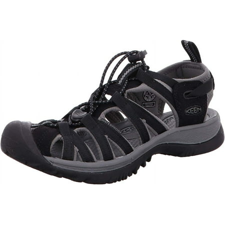 

KEEN Womens Whisper Closed Toe Sport Sandals - Black/Gargoyle - 9