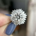 thumbnail image 4 of HOOUN Fashion 925 Silver Rings for Women Cubic Zirconia Wedding Party Jewelry Size6-10-9-#11, 4 of 5