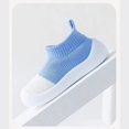 thumbnail image 4 of Splozh First Walker Shoes Baby Sock Shoes Breathable Soft Bottom Toddler Learning Shoes Floor Socks First Walking Shoes Blue,US 7, 4 of 8