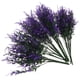 thumbnail image 3 of 15 piezas de lavanda artificial, tallos de lavanda, arreglo floral, tallos de lavanda, decoración de flores falsas, 3 of 8
