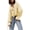 Yellow, variant on Women'S Casual Shirt Long Sleeve Ruffled Shirt Satin Silk Business Work Top Spring and Autumn Clothing Pink S