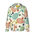 thumbnail image 3 of Sigee Racket and Tennis Ball Print UPF50+ Men's Sun Protection Hoodie Shirt SPF UV Shirt Long Sleeve Fishing Outdoor Lightweight, S-3XL, 3 of 9