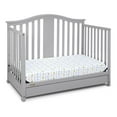 Graco Solano 4 in 1 Convertible Crib with Drawer Pebble Gray