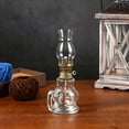 thumbnail image 4 of HIBIBUD 2pcs Glass Kerosene Lamp Vintage Kerosene Lamp Portable Oil Lantern for Home, 4 of 4