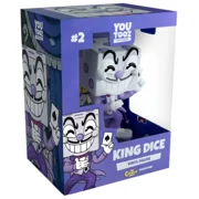Youtooz Cuphead King Dice Vinyl Figure, 4.5" High-End Collectible Cuphead King Dice Vinyl Figure from The Cuphead Netflix Show Cuphead Collection Geburtstag