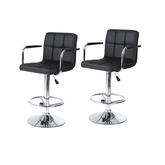Set de 2 Banco para barra de desayunos giratorio y ajustable Tapatios muebles minimalista