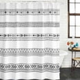 thumbnail image 3 of Black White Geometric Waterproof Fabric Shower Curtain,Modern Buffalo Plaid Abstract Art Waterproof Fabric Shower Curtain for Bathroom Curtains Bathtubs Shower Curtains with 12 Hooks Extra Long 72x84, 3 of 8