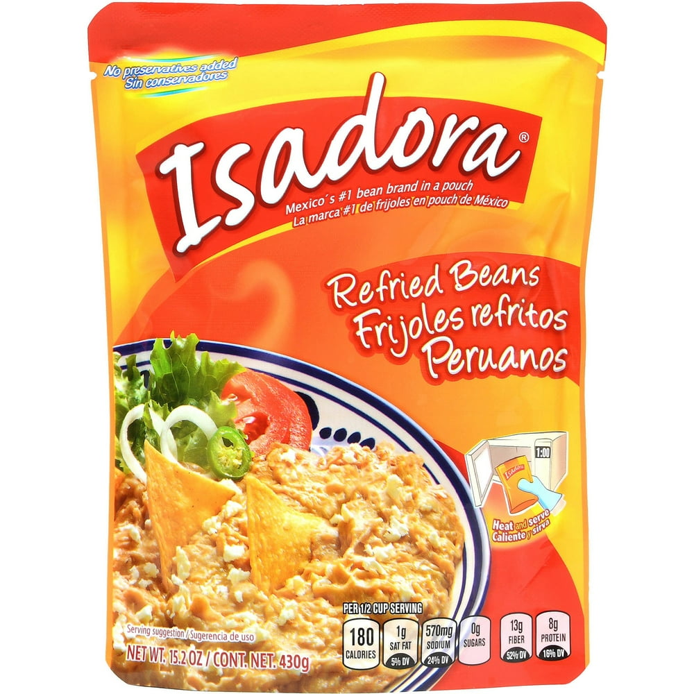 Isadora Peruano Refried Beans, 15.2 Oz