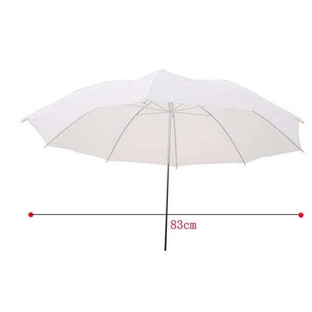 Parapluie Souple Blanc Translucide à Flash de Studio de 33 Po / 83 Cm