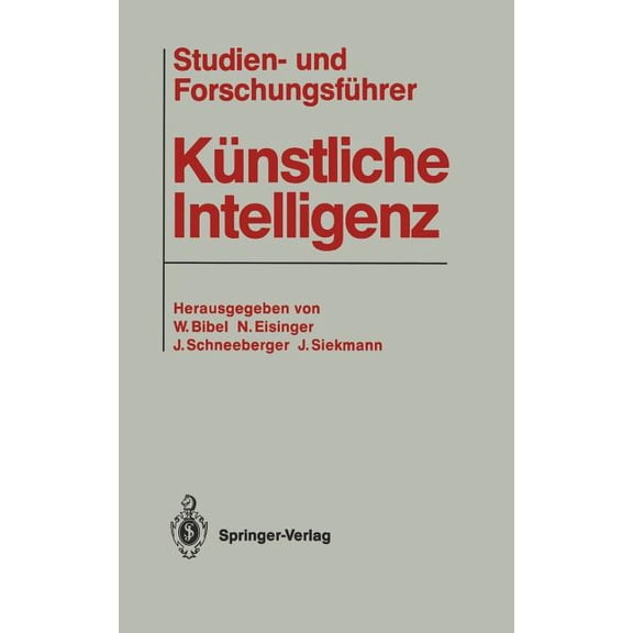 Studien- Und Forschungsführer Künstliche Intelligenz, (Paperback)