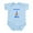 Sky Blue, variant on CafePress - 1 Year Old Birthday Boy Infant Bodysuit - Baby Light Bodysuit, Size Newborn - 24 Months