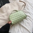 thumbnail image 3 of Bolsas De Maquillaje Bolso cosmético de la PU con el bolso cosmético del artículo de tocador de la rejilla del diamante de la cremallera para el viaje femenino Likrtyny Cuidado Belleza, 3 of 9
