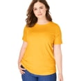 thumbnail image 1 of Woman Within Plus Size Perfect Crewneck Tee T-Shirt, 1 of 4