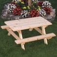 thumbnail image 2 of A & L Furniture Western Red Cedar Kids Picnic Table, 2 of 2