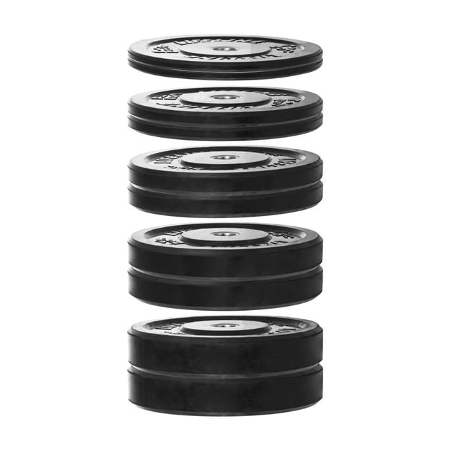 260 lbs Rubber Bumper Plate Set