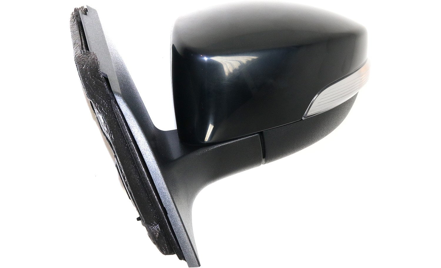 Mirror Compatible With 2012-2014 Ford Focus Left Driver Side w/ Blind Spot Corner Glass In-housing Signal Light Paintable Kool-Vue