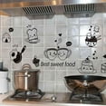 thumbnail image 3 of yingyy KitchenCoffeeSweetFoodCartoonGirlCookingDIYWallStickerDiningRoomPVCWallpaperRemovableDecals, 3 of 7