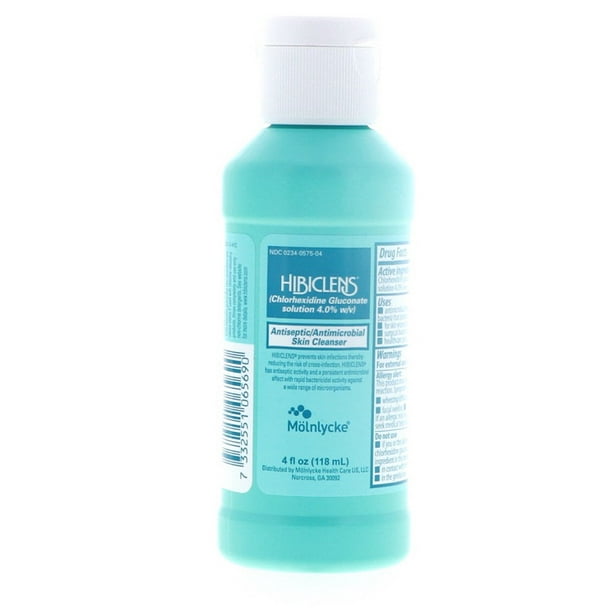 Hibiclens Antiseptic/Antimicrobial Skin Cleanser, 4 oz 6 Pack