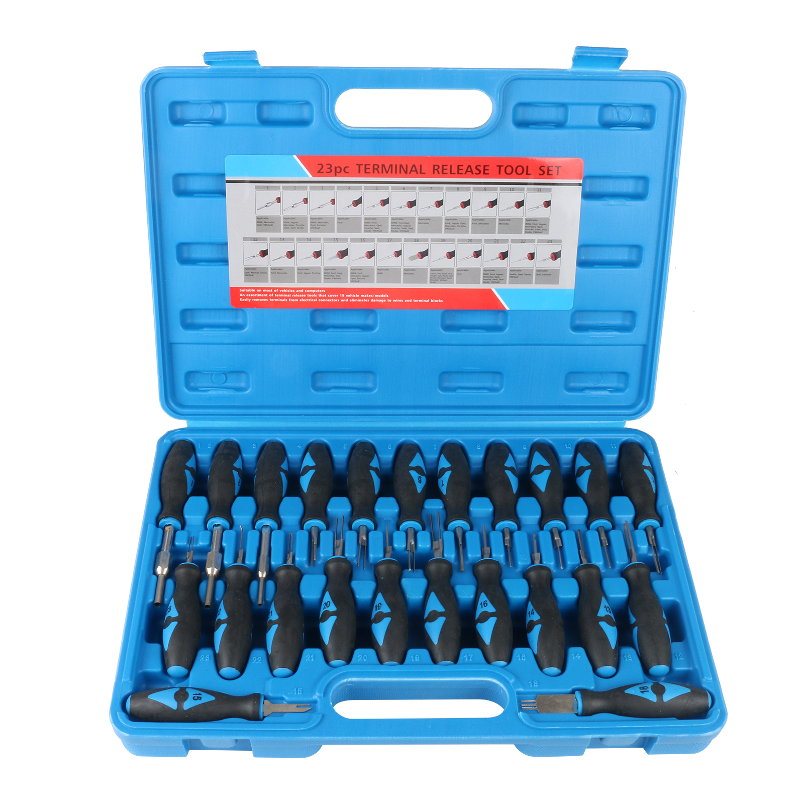 23 Pcs Automotive Terminal Removal Tool Kit Universal Terminal