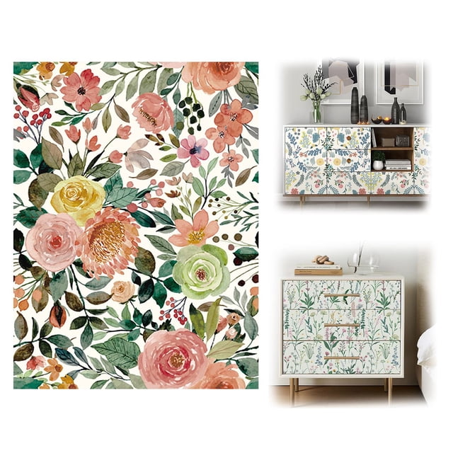 Pottery Ceramic Clay Transfer Paper Colorful Flower Colorful Decals Stickers Earrings Jewelry Making