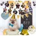 thumbnail image 6 of Dog Birthday Party Supplies Dog Paw Print Balloons Foil Balloons Lets Pawty Letters DIY Balloon Kit for Party Decorations, 6 of 7