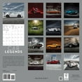 thumbnail image 3 of Graphique 2025 Car Legends Wall Calendar - 12” x 12” - Thick Paper - Home & Office Organizer - Large Monthly Grid - 3 Languages & Marked Holidays - 4 Month Preview Page for 2026, 3 of 6