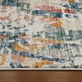 thumbnail image 4 of Everloom Magnolia Allegra Modern Geometric Area Rug, Beige/Blue, 3'11"x5'6", 4 of 7