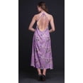 thumbnail image 4 of Bimba Oiseau Causal Long Dos Nu Licou Robe Femmes Imprimé BeachDress-XX-Large, 4 of 6