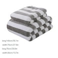 thumbnail image 5 of Corals Fleece Towels Water Absorption Washcloth Stripe Rapid-Dry Bathing Tools, 5 of 8