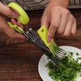 thumbnail image 4 of Langgg Onion Scissors Plastic Paper Scissor Multifunctional Stainless Steel Kitchen Tools Household Barbecue Vegetable Chopped Tool, 4 of 8