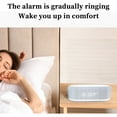 thumbnail image 5 of XGFHYJEH Alarm Clock, Atomic Clocks, Alarm Clock for Kids, Digital Clocks Large Numbers, 3 in 1 15W Wireless Charger Night Light Small Smart Bedside Tabletop Clock with Large LED Display, 5 of 8