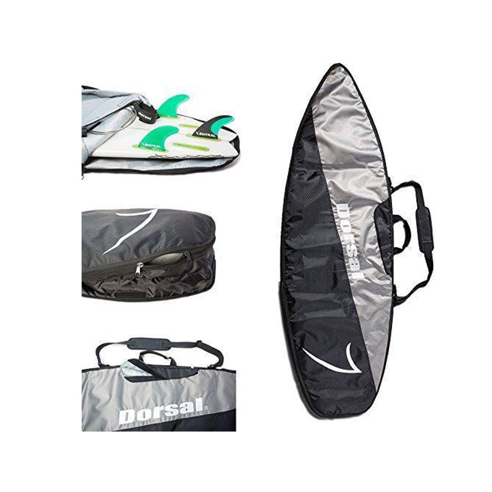 5.0ft-10.6ft Light Board Bags Travel Carry Case for Your Surf Board Funboard Shortboard Longboard /& a Small Hidden Pouch DYNWAVE Stretch Surfboard Sock Cover