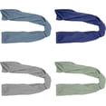 thumbnail image 1 of Pack of 4 Cooling Towels (90*30cm), Ice Towels, Microfiber Towels for Gym, Workout, Fitness, Running, Workout and More (Random Colors), 1 of 5