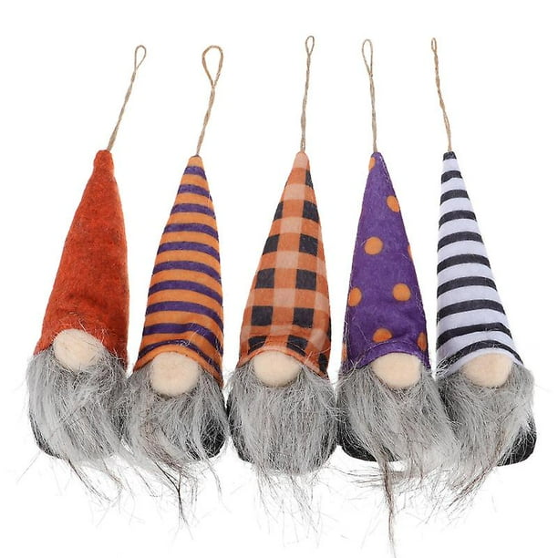 Muñeco de gnomo de Halloween de 5 piezas para decoraciones de Halloween