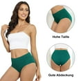 thumbnail image 2 of Women's Underwear High Waisted Breathable Soft Cotton Panties 5 Pack, 2 of 3