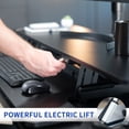 thumbnail image 4 of VIVO Black Electric 47" Standing Desk Monitor Riser, Dual Arm Sit Stand Tabletop, 4 of 8