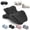 black, variant on Ergonomic Memory Foam Wedge Pillow, 27° Angled Support for Neck and Waist, Multi-Position Support Pillow (blue)