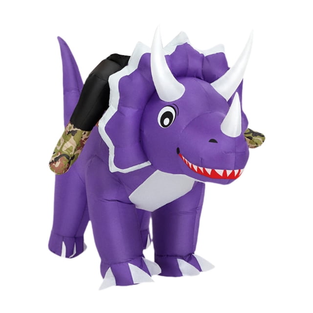 Accesorios de disfraces de dinosaurio inflable para la actuación en