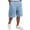 Blue_008, variant on Men's Casual Sweat Shorts Under Knee Athletic Running Short with Pockets Workout Gym Lounge for Mens Black M