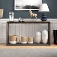 thumbnail image 3 of Evelyn&Zoe Osmond 55" Wide Rectangular Console Table, Alder Brown, 3 of 7