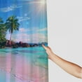 thumbnail image 3 of Orinice   Bathroom Sets, Beach Palm Sea Tree Tropical Waterproof Polyester Shower Curtain Sets with Non-Slip Rugs and Bath Mat for Bathroom Decor Set 36x72, 3 of 7